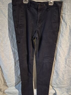 Mens Rag And BONE Size 3,2 Slim Black Stretch Pants